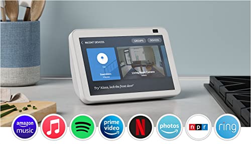 Echo Show 8 (2nd Gen, 2021 release) | HD smart display with